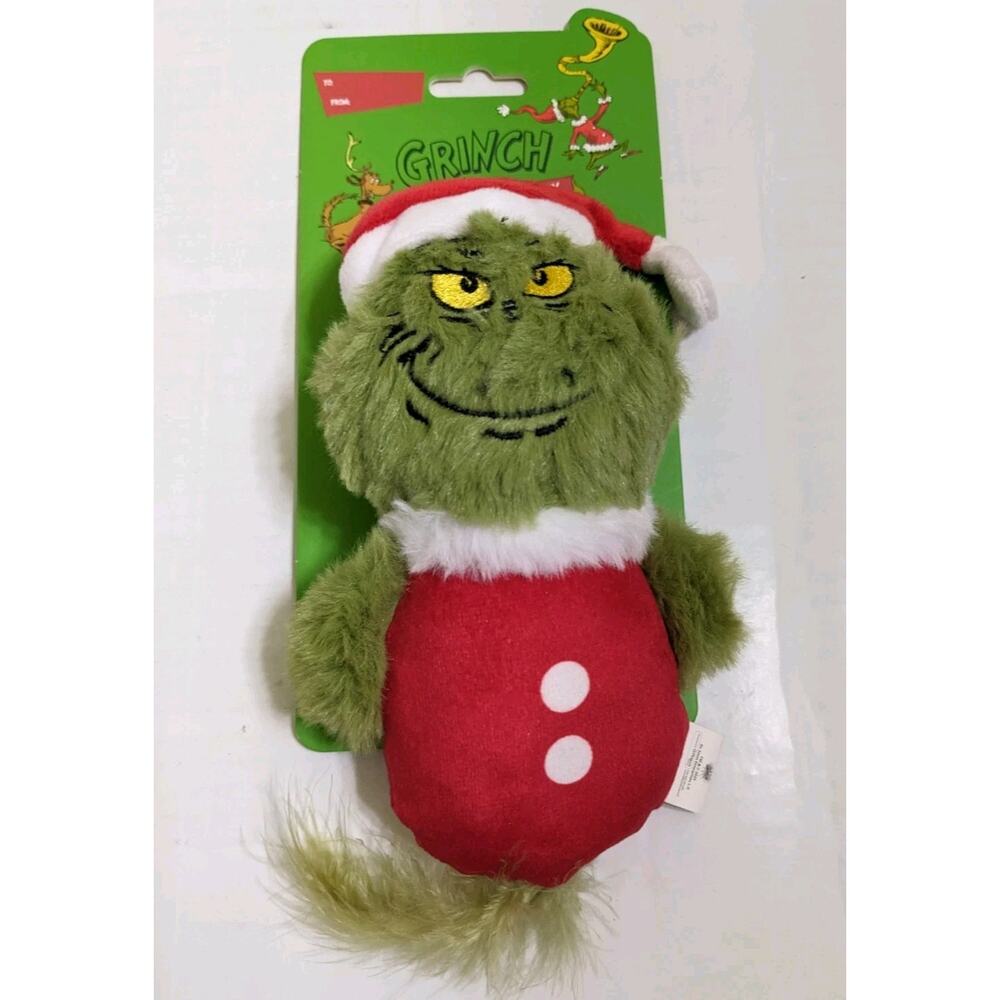 Dr.Suess The Grinch Who Stole Christmas Kicker Cat Toy with Catnip Inside